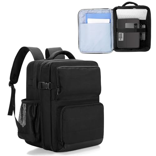 Luxja Beamer Tasche Rucksack, Schwarz