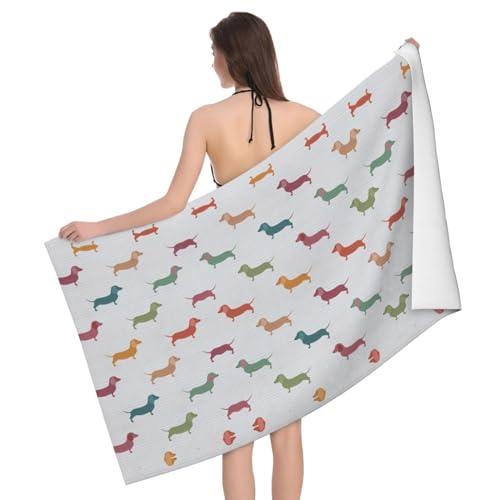 Serviette sans sable teckel pour en finir avec l'humidité en voyage
