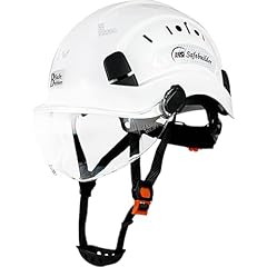 01-White Hat With Clear Visor