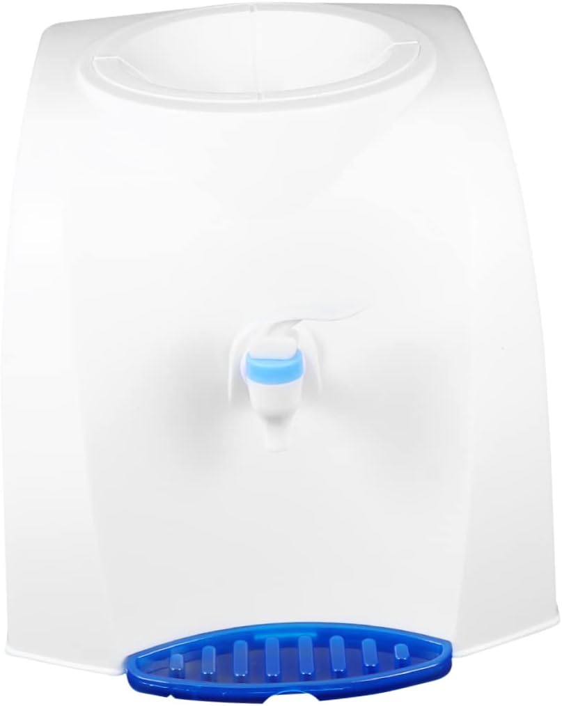 Portable Drinking Water Dispenser with Removable Drip Tray Easy Press Water Pumping Device for Home Office and Study Use Compact