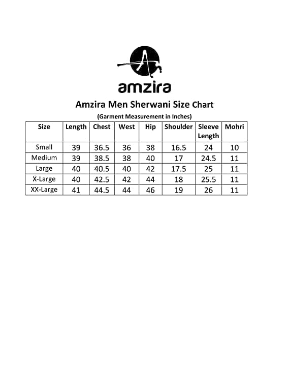 Image of Amzira Men's Soft Cotton Indo Western Kurta Pyjama Set with Mandarin Collared Neck Long Sleeves Button Closure and Solid Pant