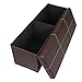 Otto & Ben Folding Chest with Memory Foam Seat Faux Leather Trunk Bedroom Ottomans Bench End Table, 45 Inch, Brown