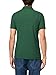 Lacoste Men's Ultra Dry Badge Accent Tennis Heritage Polo Shirt, Green/Navy Blue, Small