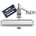 Door Closer Grade 2 Medium Duty, Surface Mounted, Cast Aluminum, for Residential and Light Commercial Applications doorways (Aluminum (AL)) by Lawrence Hardware LH534