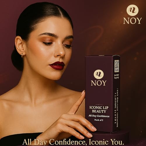Image of NOY Neutral Harmony: The Ultimate Trendy Waterproof Nude Matte Liquid Lipstick Ensemble For Girls Brown Nude, Tan Nude (Pack OF 2) #WC103