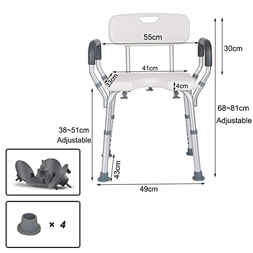 Tabourets de douche pour s'asseoir : siège ergonomique et réglable pour handicapés