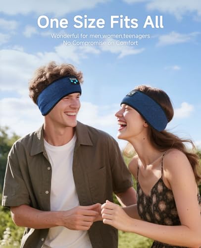 Image of Perytong Sleep Headphones Bluetooth 5.4 Headband, Wireless Headphones Earbuds Earphones Sweatproof for Women Men Sports Workout Running Jogging Yoga Cool Gadgets Christmas Unique Gifts