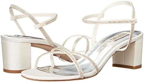 Badgley Mischka Women's Ultima Heeled Sandal, Soft White, 10 | Image 6