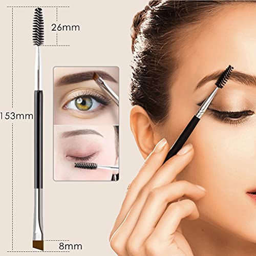 Kingmas 9 In 1 Eyebrow Kit Eyebrow Razor, Exfoliating Dermaplaning Tool Face Razors For Women, Including Facial Trimmer Shaver, Eyelash Comb, Angled Eyebrow Brush, Scissors, Tweezers #TOP1
