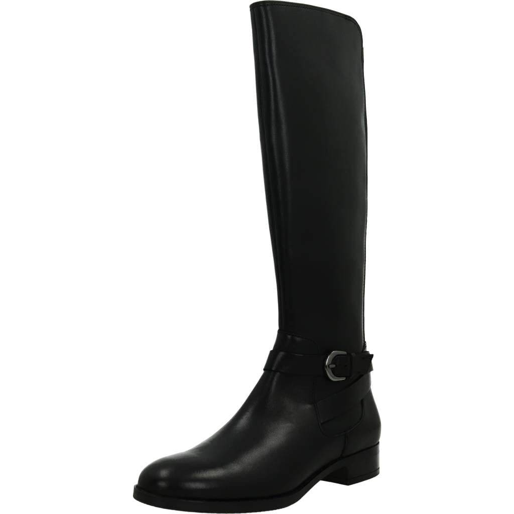 Clarks Hamble - Botas altas de piel en color negro