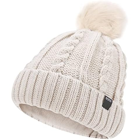 Amazon Brand - Eono Wintermütze Strickmütze Unisex-Mütze Warme Beanie Winter Mütze Weiche Cuffed Plain Hat Cover