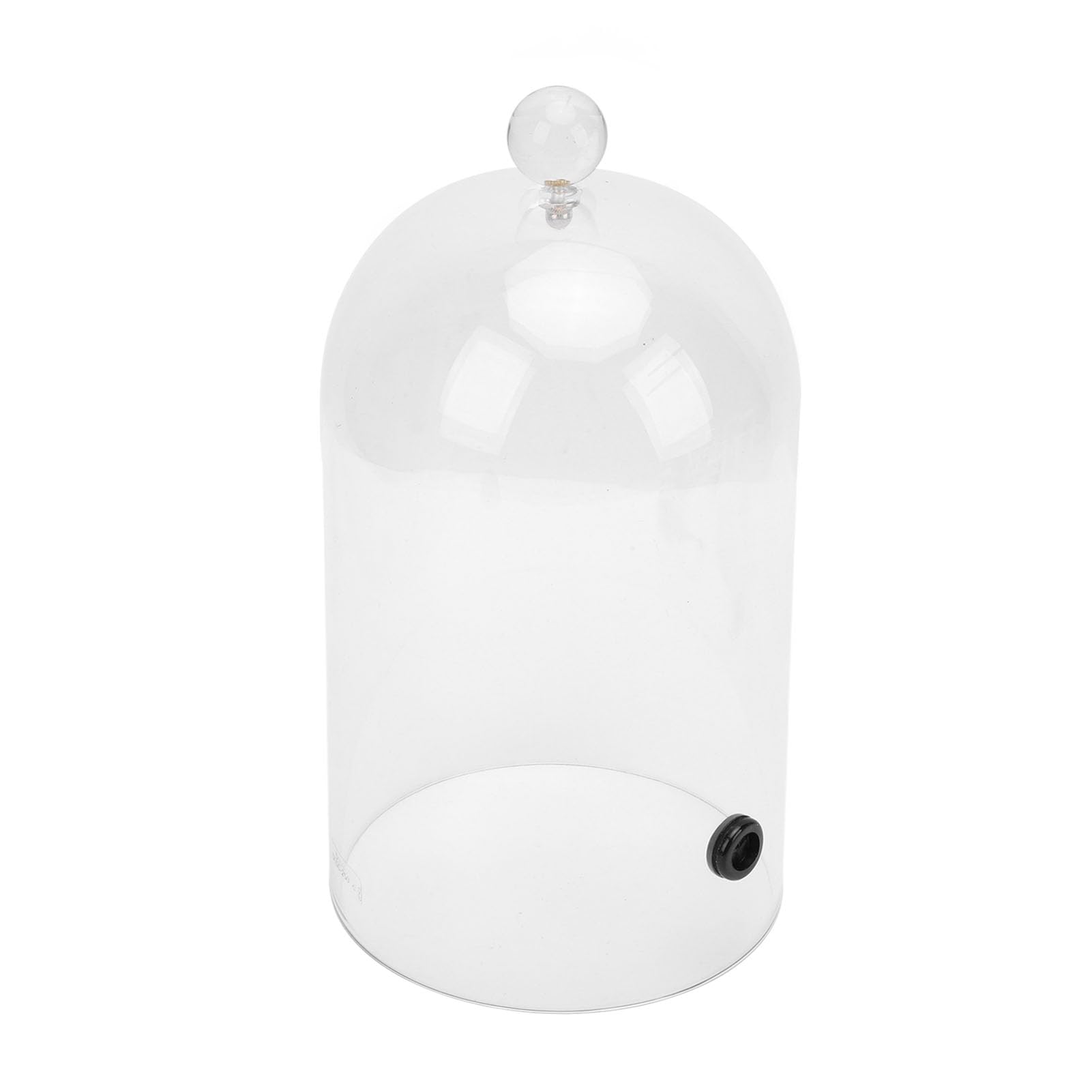 Ejoyous Cloche para Fumar Acrílico Transparente Cóctel Fumador Tapa de Cúpula con Puerto de Goma Cloche Transparente para Fumar para Alimentos Bebidas Exhibición de Postres en Cocina Bar Restaurante