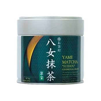 Amazon | 八女抹茶 「翠宝」 40g 缶入り 福岡 八女産 100％ お