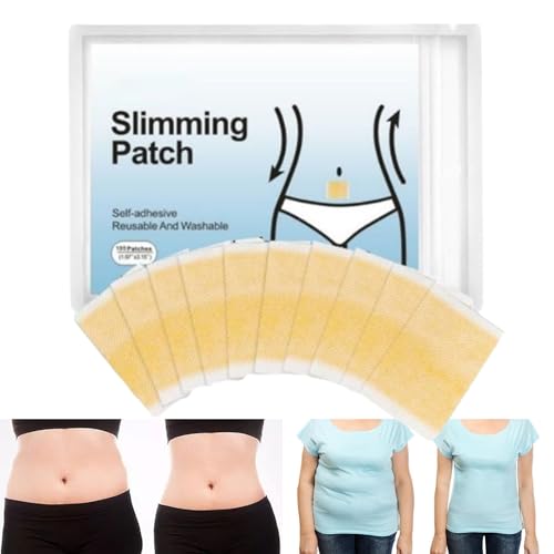 Parche Reductor Abdominal | 10 Unidades Parches Moldeadores Mujer | Adhesivo Firme para Grasa Abdominal Quemagrasas | Uso Diario Nocturno Pérdida de Peso para Mujeres