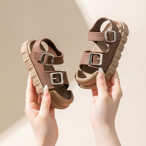 IWIHMIV Kids Sandals Boys Outdoor Hiking Sports Sandal Girls Casual Beach Shoes Summer Non Slip Soft Sole Water Shoe 5