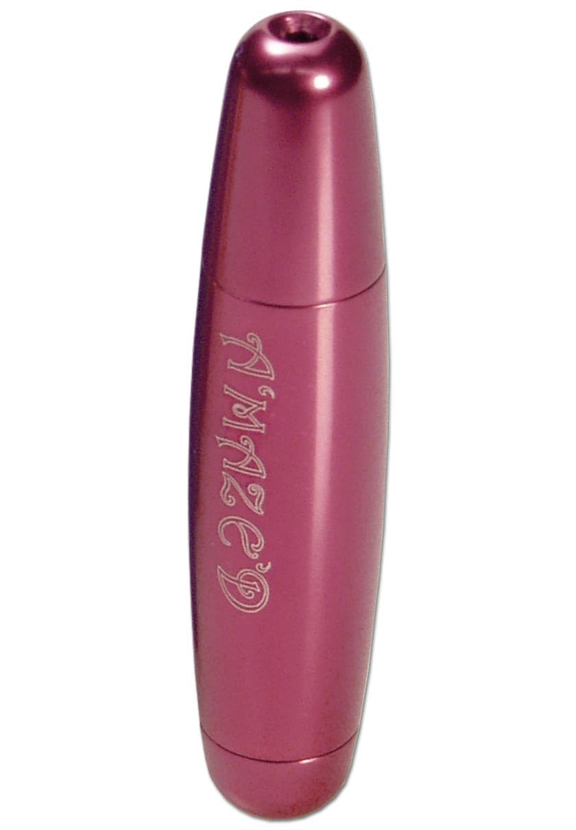 Red-Eye Handpfeife, Pur-Pfeife | 82 mm | Aluminium, CNC-gefräst, rosa/pink | Amazed
