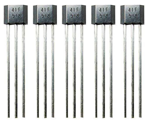 Tech Express 5pcs SS41F 41F 0H41 SH41 S41 Bipolar Hall Effect Position Sensors SIP-3 SS41F