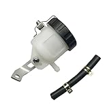 Motorcycle Front Brake Master Cylinder Brake Pump Tank Oil Cup Fluid Bottle Reservoir w/Bracket Aftermarket Part Compatible with for Suzuki GSXR 600 GSXR 750 GSXR 1000 2006 2007 2008 2009 2010 up