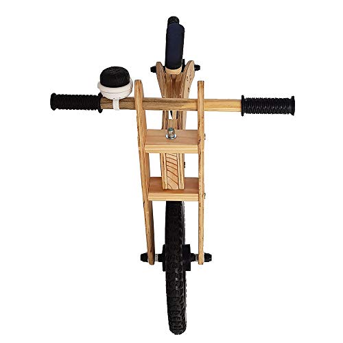 Bicicleta de Equilíbrio sem Pedal de Madeira - Preto - O que é o Que é