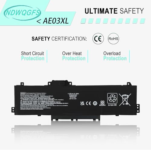 Image of AE03XL N21969-005 Laptop Battery Replacement for HP 240G10 250G10 255G10 14-EP 15-FC Series Compatible with AE03041XL N20951-CC1 HSTNN-OB3E TPN-DB1N