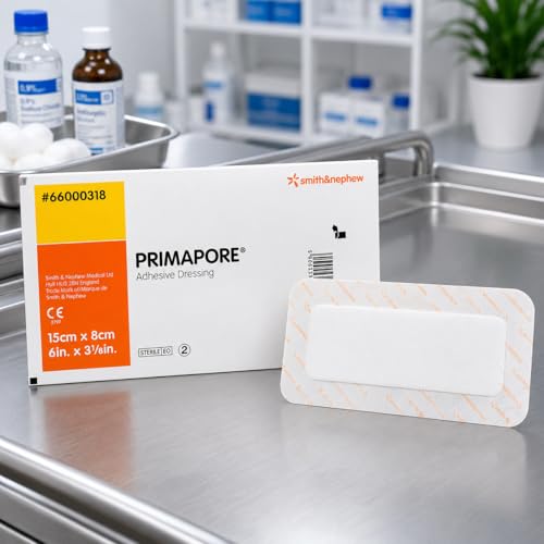 Image of Non -Woven Adhesive Wound Dressing with Absorbent Pad Pack of 5 (8 x 15 CM)