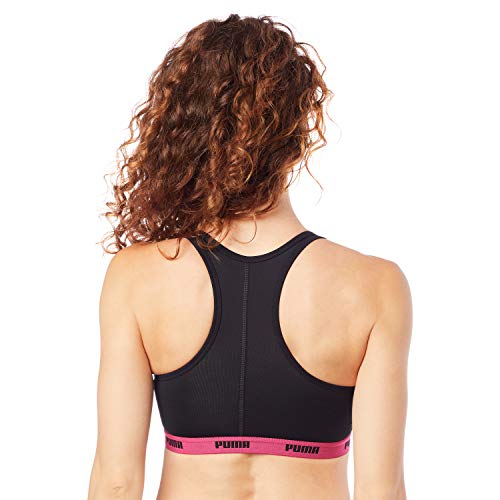 Top , Nadador Com Bojo,Feminino, Puma, Preto, GG