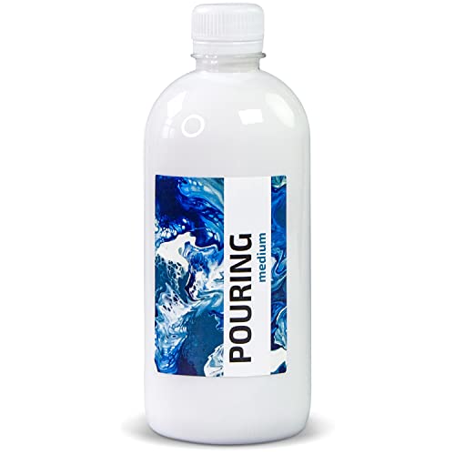 7 Artists Pouring Medium Acryl Glänzend 500 ml - Acryl Medium Pouring Fluid für Acrylfarben | Kunst & Malen Cover