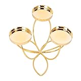 Bougeoir : l'extérieur délicat donne aux gens une sensation de lumière et de luxe, qui peut être avec votre maison à volonté, bougeoir créatif