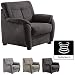 Produktbild Cavadore Sessel Sunuma / Gepolsterter Sessel mit Federkern im modernen Design / Größe: 93x91x90 cm (BxHxT) / Farbe: Grau
