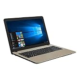 Asus VivoBook 15 F540LA 90NB0B01-M24250 39,6 cm (15,6 Zoll Full HD Matt) Notebook (Intel Core i3-5005U, 8GB RAM, 256GB SSD, Intel HD-Grafik 5500, Win 10 Home) chocolate black