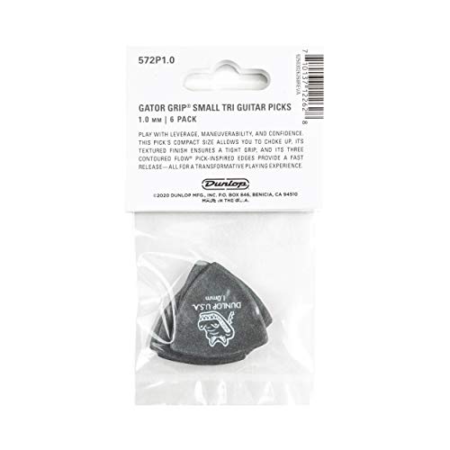 Jim Dunlop 572P100 Gator Grip Small Triangle 1.0Mm Guitar Picks thumb #3
