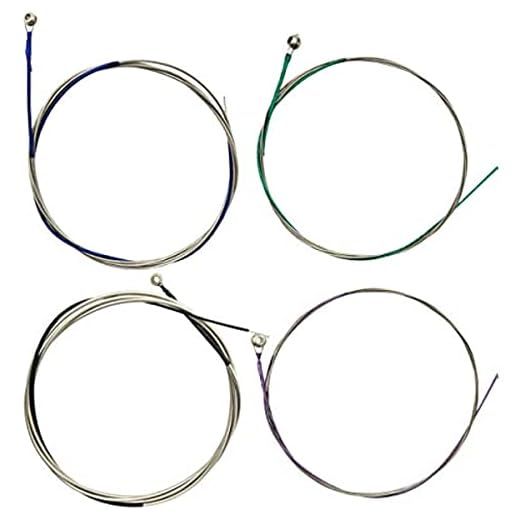 Juego completo de cuerdas de violonchelo A-D-G-C núcleo de acero níquel cromo herida para cuerdas de violonchelo tamaño 1/4 1/2 3/4