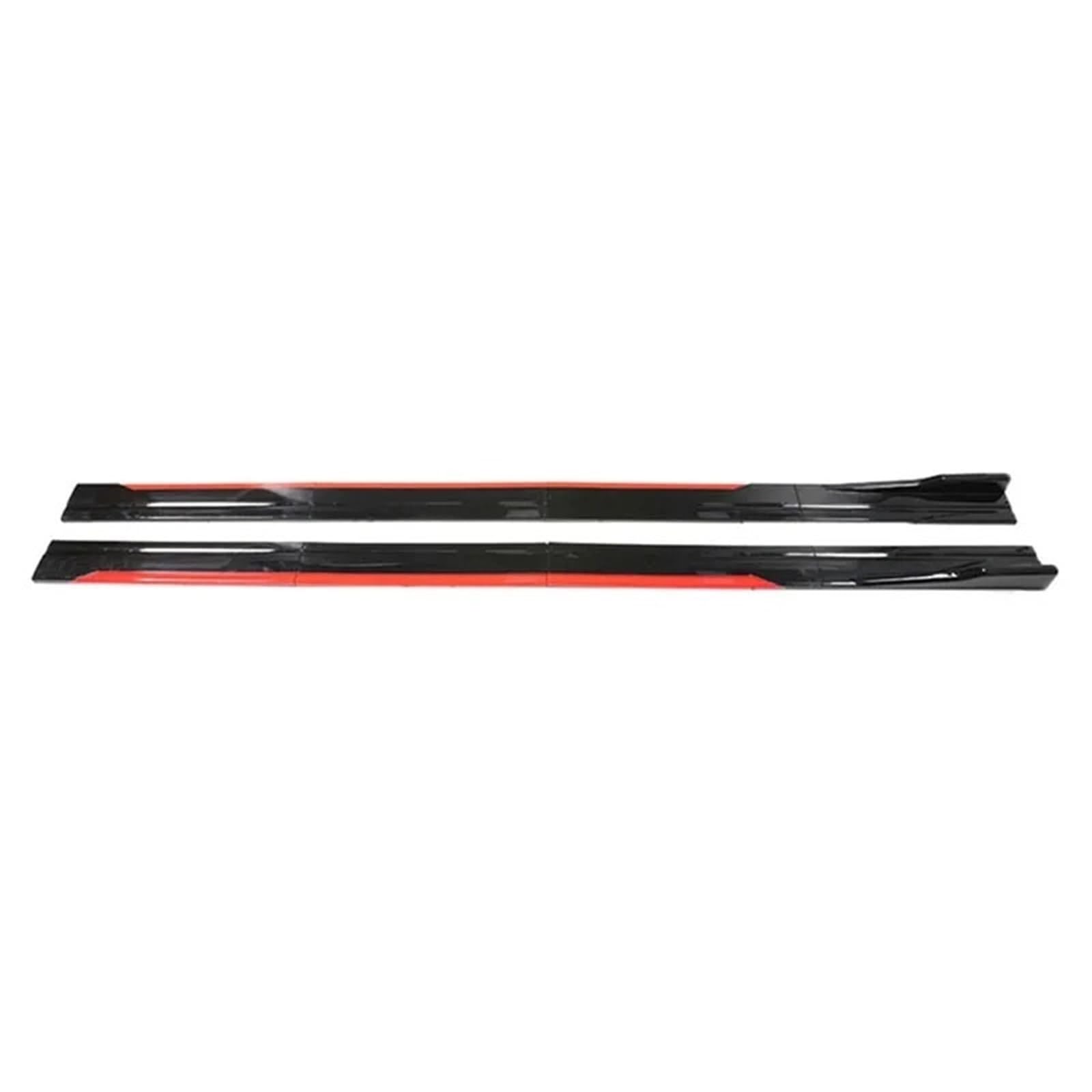 Spoiler dachowy Pasuje do Alfa Romeo Tonale 2M boczna dokładka samochodu płyta przedłużająca wargi Separator zderzak 2.18M wyścigi boczny spojler(Reddish Black,200cm)