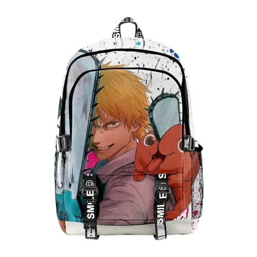 Anime Chainsaw Man Backpack Denji Daypack Laptop Bag 3D Printing Student Bag School Bag 18