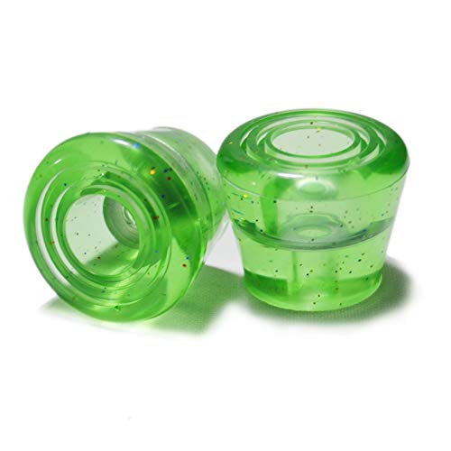 Fyaner Pu Rubber Roller Skate Toe Stoppers 1 Pair With Screws And 1X L-Shaped Wrench(Cyan) #TOP1