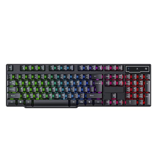 Teclado Gamer Eg206 Hawke Led Silencioso Com Fio Evolut