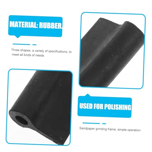Forme variée de bloc de ponçage en caoutchouc pour lisser les angles complexes et les moulures
