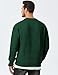 Dokotoo Men Mens Fashion Sweatshirts Fall Winter Clothes Long Sleeve Lightweight Thin Shirt Geometric Texture Dressy Crewneck Pullover Sweaters Olive Green X-Large