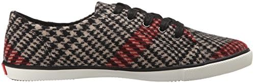 Woolrich Women's Strand Fashion Sneaker, Red Plaid Wool, 9 M US | Image 5