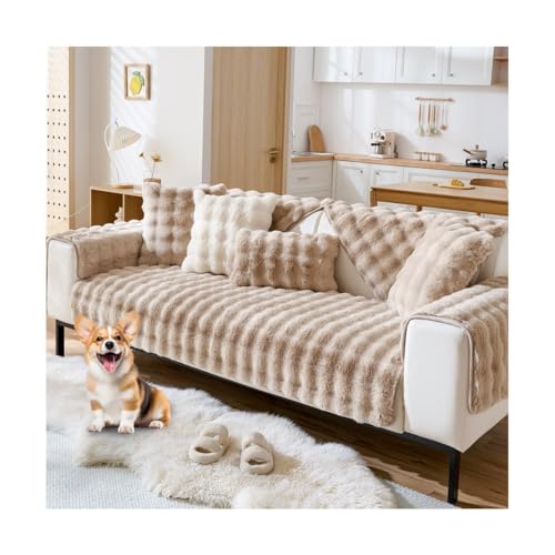Housse de canapé universelle lavable en peluche douce de qualité