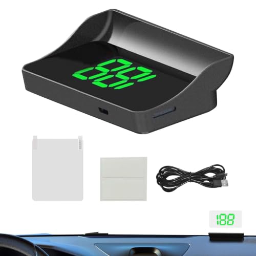 Pantalla HUD parabrisas para evitar multas de velocidad digital coche en tablero 5