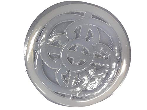 Celtic Knot Design Plastic Craft Mold use with Concrete or Cement for Making Stepping Stones 1096