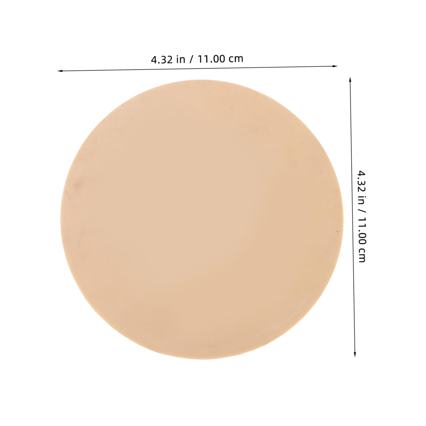 BESPORTBLE Paint Stamping Pad Rubber Paint Scraper Tool for Fish Pole Rubber Material