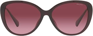 Óculos de sol femininos RA5288U ajuste universal borboleta, violeta gradiente, 57 mm, Violeta dégradé