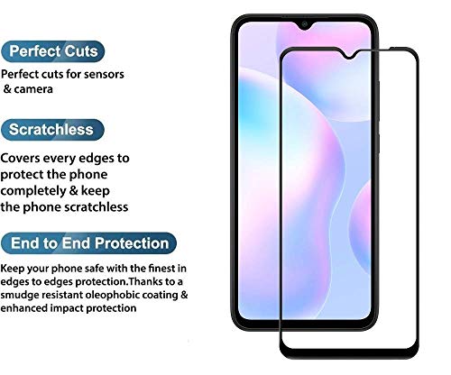 Image of STP FEEL Tempered Glass Compatible for Samsung M13 | Edge to Edge Coverage Screen Protector Guard | Full Screen Protector (6.6 Inch, Pack of 1)