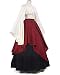 Disfraz Traje Medieval Manga Larga para Mujer Princesa Reina Dama Cosplay Criada...