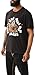 True Religion Men's SS Cross Stitch Hippie Buddha T-Shirt, Jet Black, M