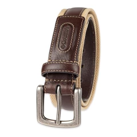 Columbia Men's Washed Cotton Belt in Khaki Cover