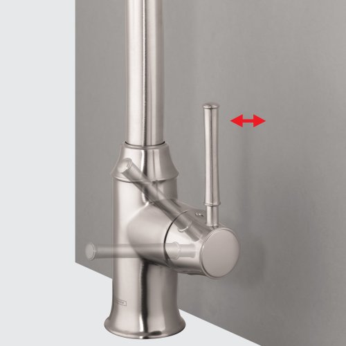 Hansgrohe Talis C Premium Kitchen Faucet 1-Handle 14-Inch Tall Pull Down Sprayer Magnetic Docking Spray Head Wide Reach In Chrome, 04216000 #TOP6