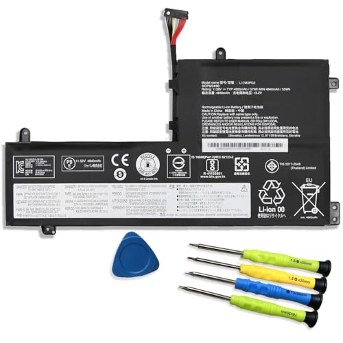 EFOHANA L17M3PG2 L17C3PG2 57Wh Laptop Battery Replacement for Lenovo Legion Y530-1060 Y545-81Q6 Y540 15ich Y7000 Y7000P-1060 Y540-17lRH Series 5B10W67380 5B10T310455 11.52V 4955mAh (Ultra-Long Line)